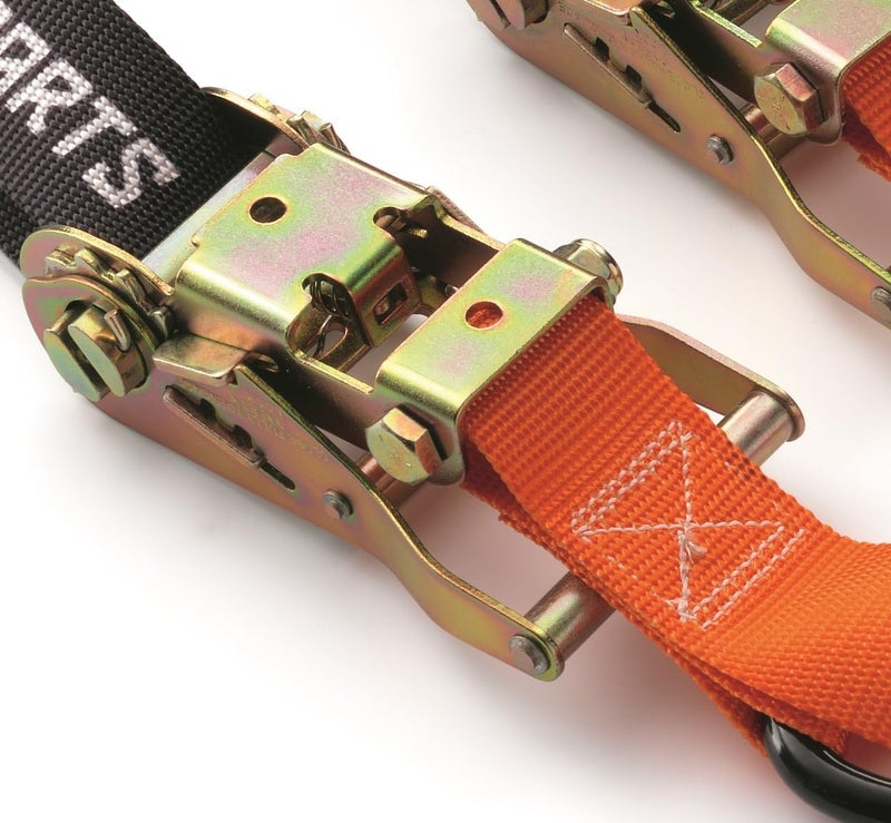 KTM أربطة كيه تي إم الناعمة الممتازة مع رافعة وخطافات مشبك 2 عبوة U6910048 - Image 2