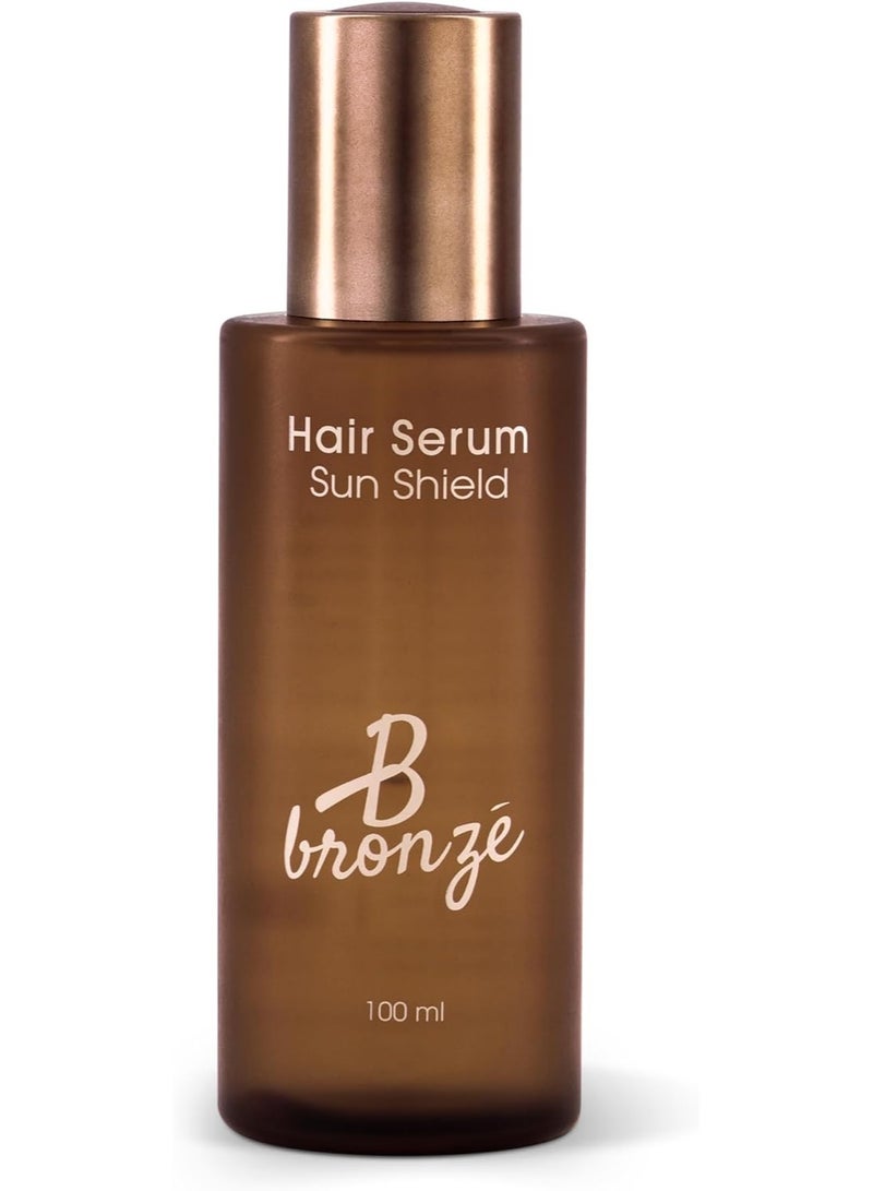 B bronze Hair Serum Sun Shield, 100 ml – UV & Heat Protection Serum with Argan Oil & Vitamin E | Frizz‑Control & Shine | Lightweight, Vegan & Cruelty‑Free - Image 1