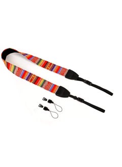Excefore Camera Neck Shoulder Strap, Rainbow Neck Shoulder Strap with Quick Release Buckles, Suitable for DSLR SLR Camera  - Image 3