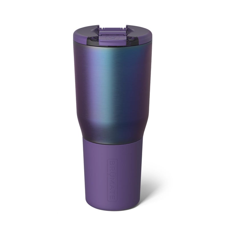 BrÃ¼Mate Nav 35oz 100% Leak Proof Insulated Travel Tumbler with Magnetic BevLockâ„¢ Lid - Double Wall Cup-Holder Friendly Stainless Steel Mug (Dark Aura) - Image 1