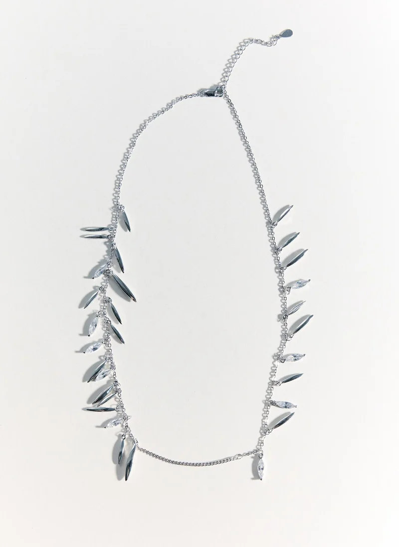 Lichi  Thin chain with teardrop-shaped pendants for Women | Best Price UAE