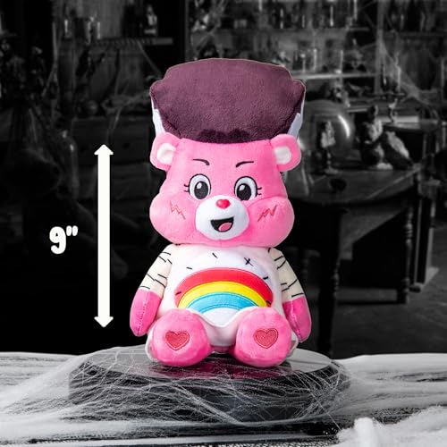 Basic Fun دببة العناية - الوحوش العالمية 9" دمية صغيرة - دب الفرح كعروس فرانكشتاين - دمية ناعمة وقابلة للعناق، حيوان محشو للبنات والأولاد، أعمار 4 سنوات فما فوق - Image 5