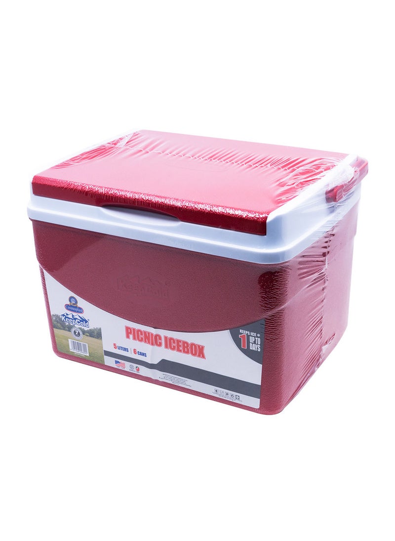 Cosmoplast - Cosmoplast Keepcold Ice Box 5L Red - Image 1