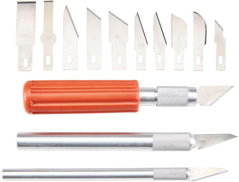 gardner Gordon 13 Piece Precision Knife Set for 3D Printing Hobbies & Crafts with Case - Image 2