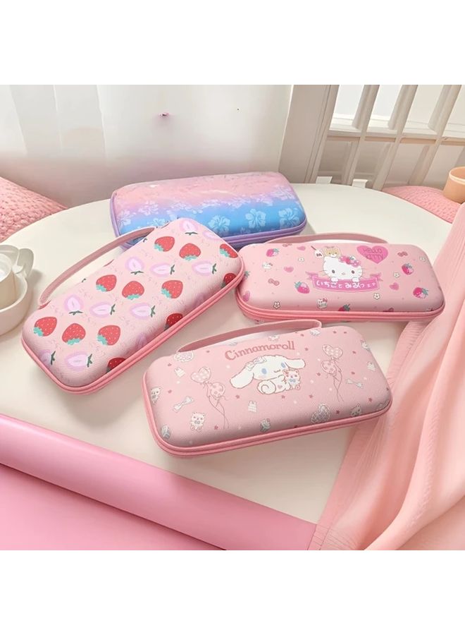 Kuromi Big Head Cute Carrying Case Hard Portable Travel for Switch Lite Models - Image 5