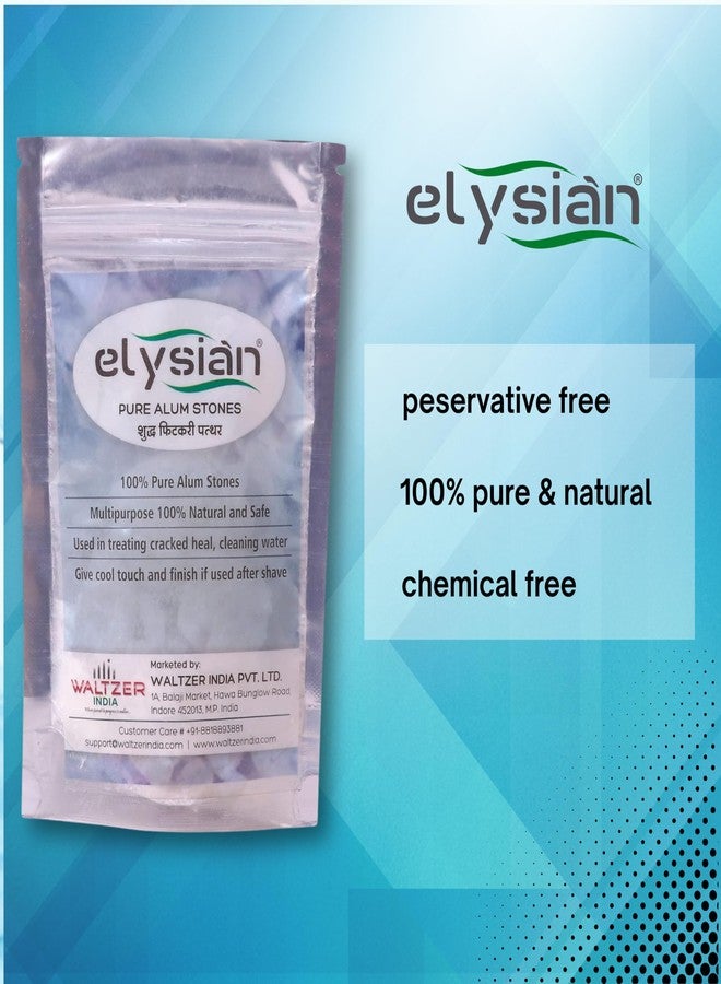 Elysian Pure Fitkari Alum Crystals – 250g for Personal Care, Water Purification & Aftershave Use - Image 4