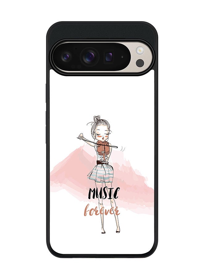 Stylizedd For Google Pixel 9 Pro XL Case,Slim fit Camera Protection, Shockproof Thin Phone cover - Music Forever - Image 1