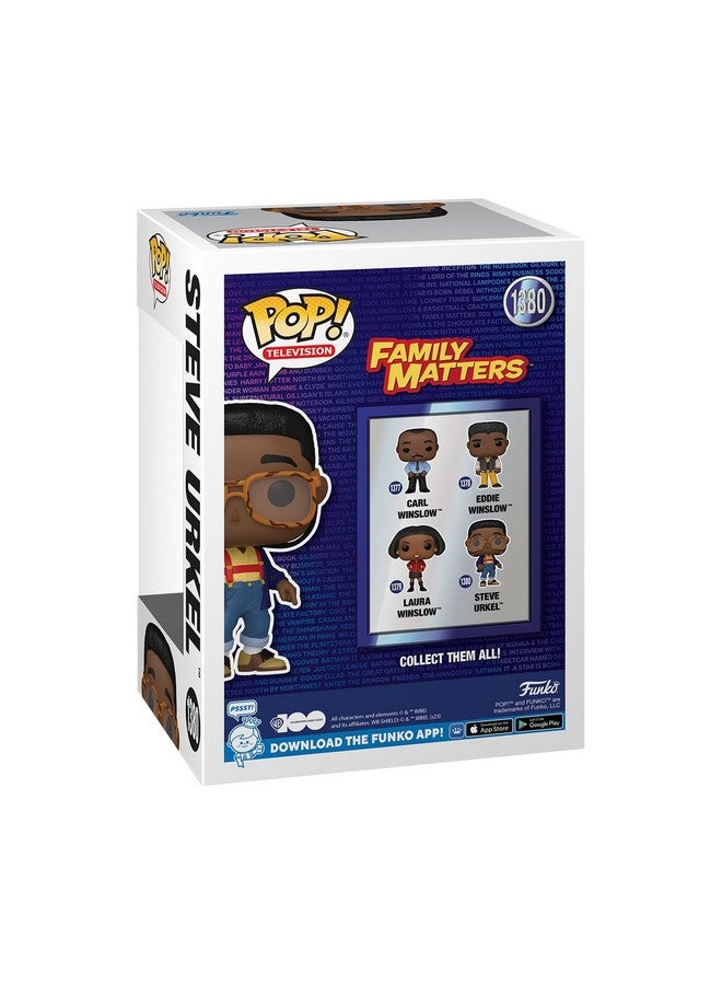 Funko POP! TV: Family Matters - Steve Urkel - 1/6 Odds for Rare Chase Variant - Collectable Vinyl Figure - Gift Idea - Official Merchandise - for Kids & Adults - TV Fans - Model Figure for Collectors - Image 3