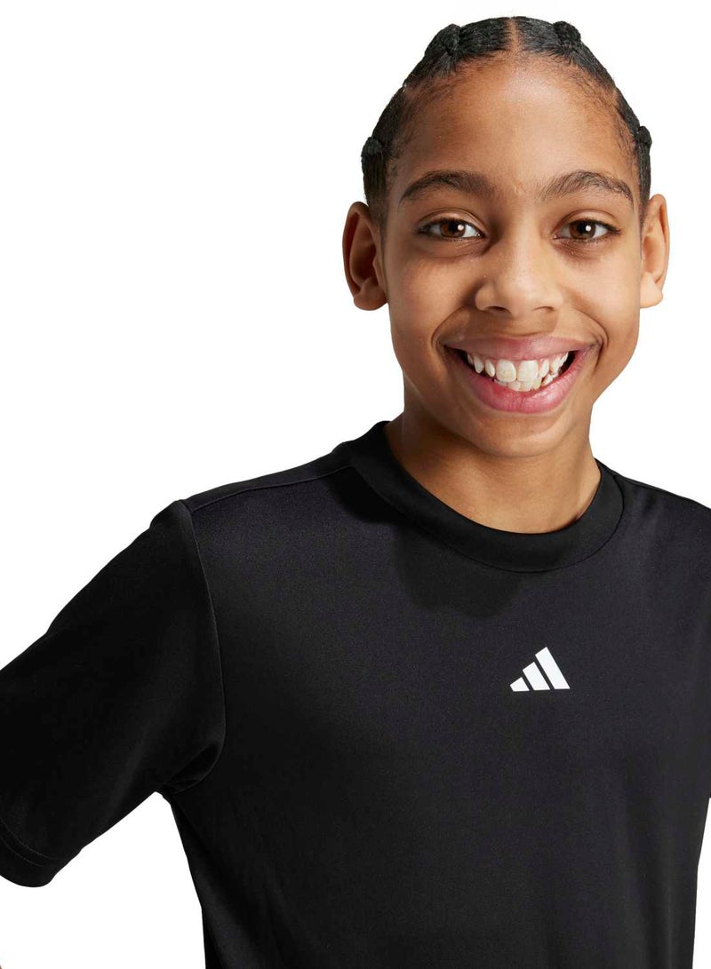 Adidas Train Essentials Logo Regular Fit T-Shirt Junior - Image 4