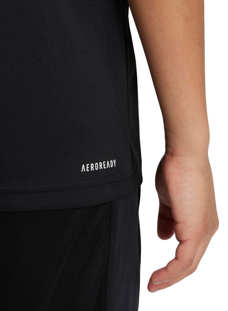 Adidas Train Essentials Logo Regular Fit T-Shirt Junior - Image 3