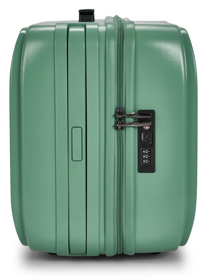 LIMRA Travel Bag From Limra Made Of PC Cabin Carry Check-In Luggage Trolley Size 20 inch Color Green - Image 3