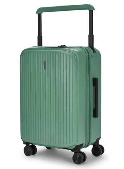LIMRA Travel Bag From Limra Made Of PC Cabin Carry Check-In Luggage Trolley Size 20 inch Color Green