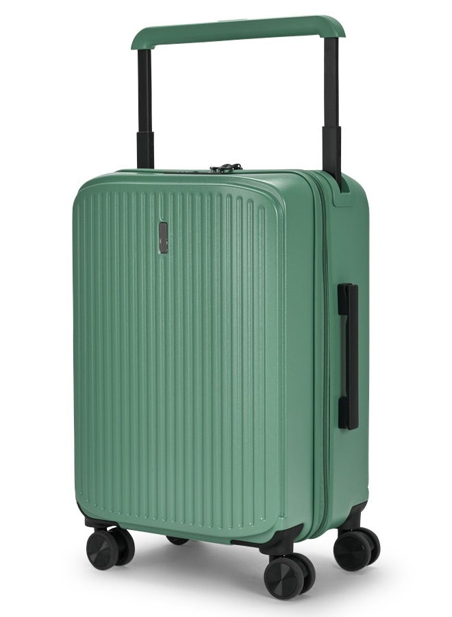 LIMRA Travel Bag From Limra Made Of PC Cabin Carry Check-In Luggage Trolley Size 20 inch Color Green - Image 1