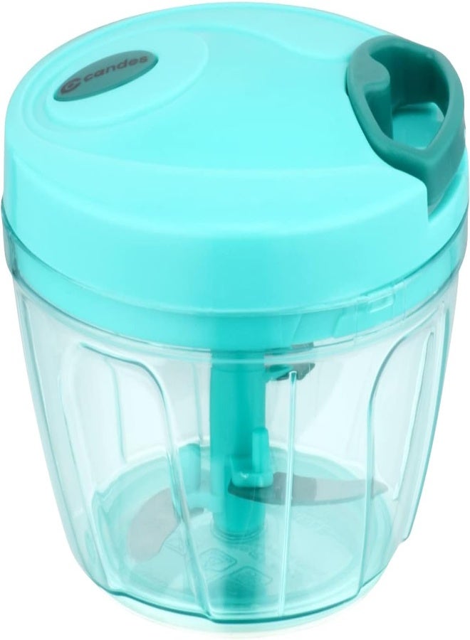 AKDC Candes Quick Hand Stainless Steel Blades, Vegetable And Fruits Chopper (Green) - Image 3