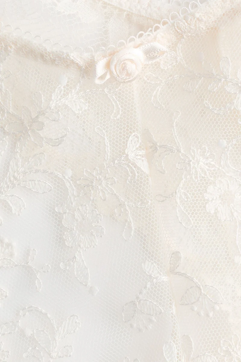 اتش اند ام سروال ثونغ مطرز