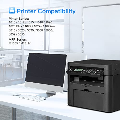 LxTek Compatible Toner Cartridge Replacement for HP 12A Q2612A Compatible with Laserjet 1012 1022 1020 1018 1022N 1010 3015 3050 3030 3052 3055 M1319F Printers (2 Black, High Yield) - Image 2