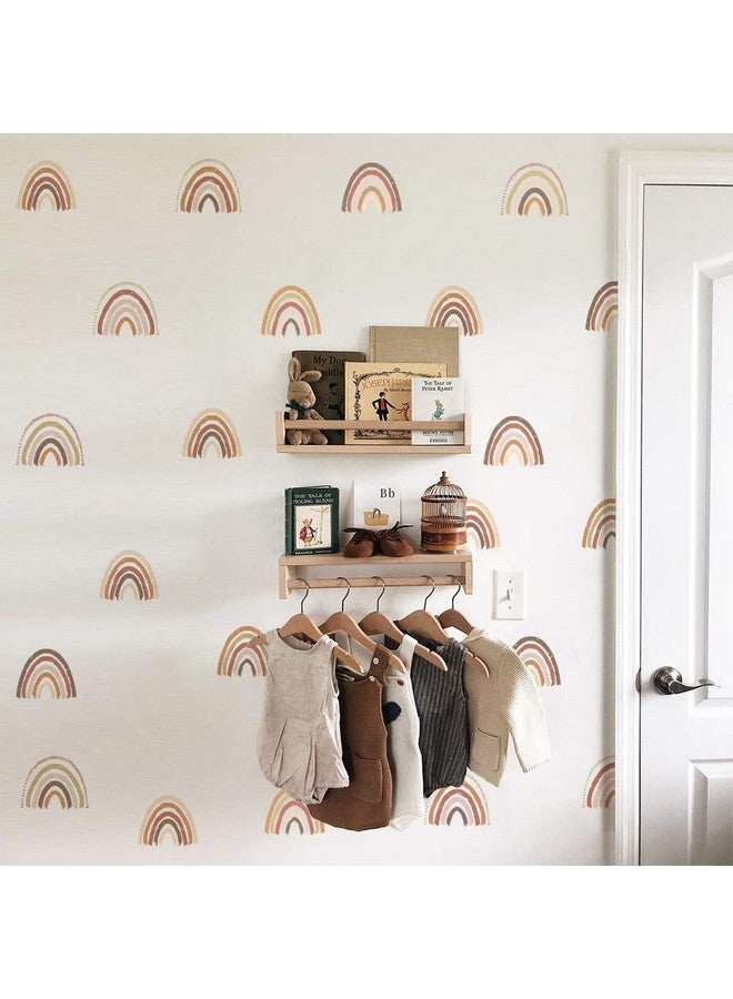 FUNLIFE 72 Pcs Small Boho Rainbow Wall Decals Peel And Stick Self Adhesive Colorful Rainbow Wall Sticker For Girls Bedroom Decor Kids Nursery Room Decoration 2.56" X 2.17" - Image 2