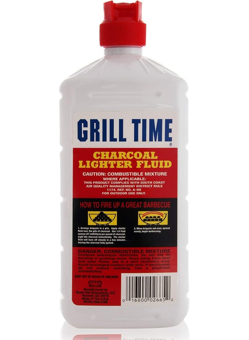 جريل تايم ولاعة فحم جريل تايم 32 أونصة/946 مل - Image 2