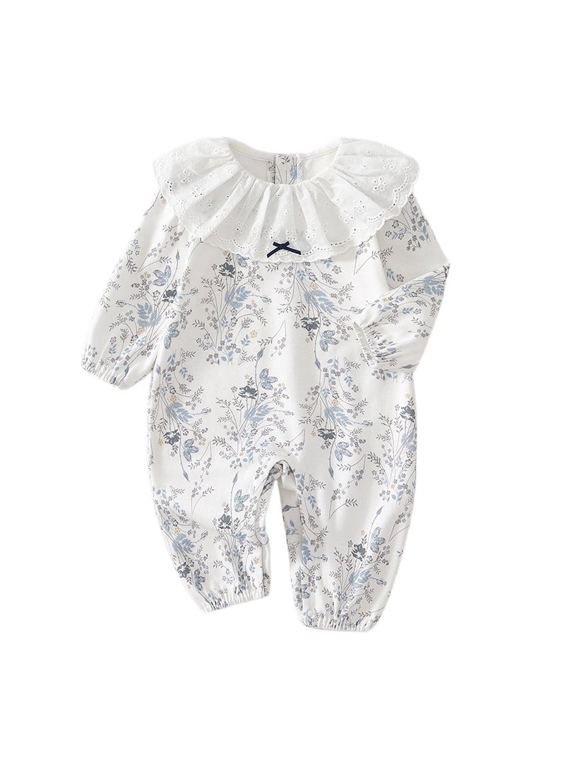 (80cm) Baby clothes Air-conditioned room Baby Jumpsuits Cute Girl Baby Princess Clothes Baby cotton Class A  - Image 1