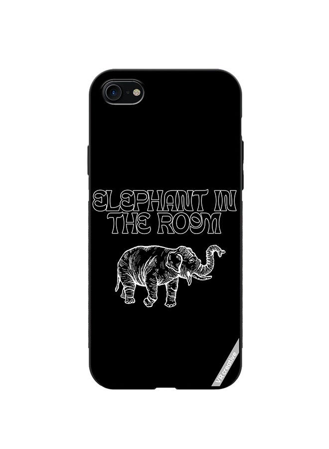 VR CREATIVE Protective Case Cover For Apple iPhone SE (2022) Elephant In The Room Design Multicolour - Image 1