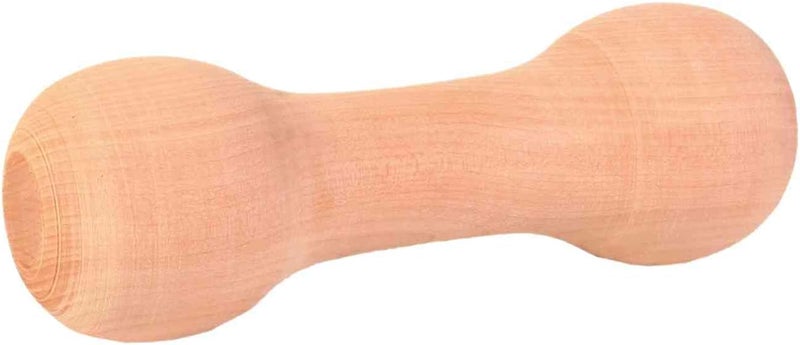 Trixie Wooden Rounded Retrieving Dumbbell for Dogs - Image 2
