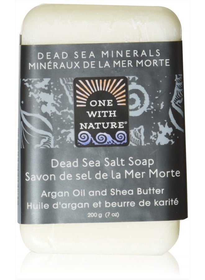 ONE WITH NATURE Dead Sea Mineral Salt Soap, 7 Oz  - Image 1