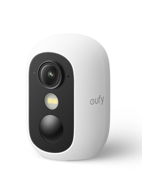 eufy Security eufyCam C35, Wireless Security Camera, Outdoor and Indoor, Magnetic Mount, Colour Night Vision, Subscription-Free On-Device Storage, IP67, Supports Solar Panel, White