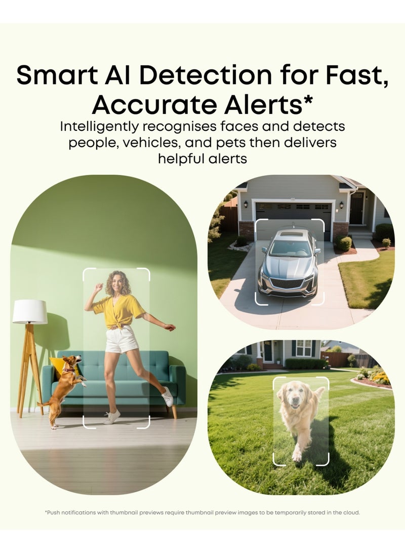 eufy Security eufyCam C35, Wireless Security Camera, Outdoor and Indoor, Magnetic Mount, Colour Night Vision, Subscription-Free On-Device Storage, IP67, Supports Solar Panel, White - Image 4