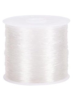 Generic 100m 0.6mm Clear Fishing Line Invisible Nylon Thread Jewelry String Wire Beading Cords String for Seed Beads Jewellery Bracelet Making Party Decor Ornament Hanging  - Image 1