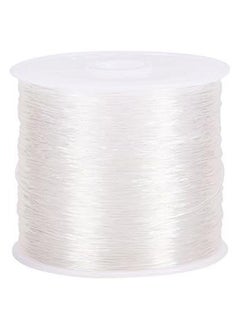 Generic 100m 0.6mm Clear Fishing Line Invisible Nylon Thread Jewelry String Wire Beading Cords String for Seed Beads Jewellery Bracelet Making Party Decor Ornament Hanging  - Image 2