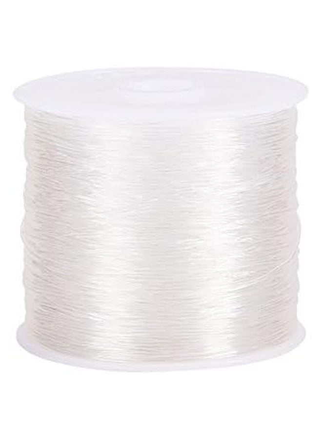 100m 0.6mm Clear Fishing Line Invisible Nylon Thread Jewelry String Wire Beading Cords String for Seed Beads Jewellery Bracelet Making Party Decor Ornament Hanging - Image 2
