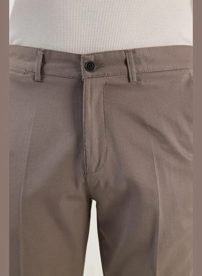 Buratti  Buratti Cotton Regular Waist Regular Fit Straight Leg Trousers Men's PANTS 613HISAR for Men | Best Price UAE