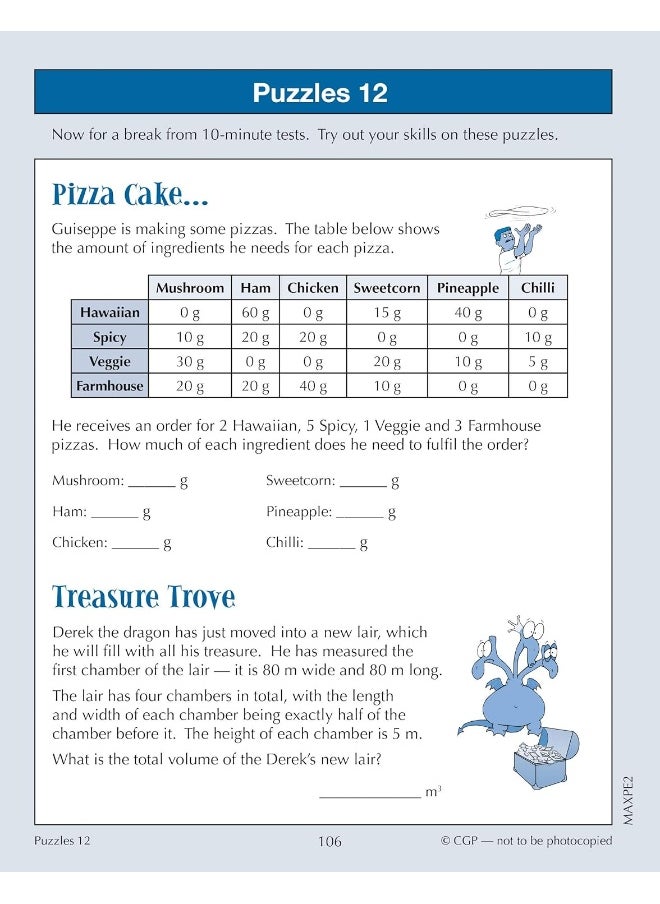 null - 11+ GL 10-Minute Tests: Maths Mental Arithmetic - Ages 10-11 (with Online Edition) - Image 1