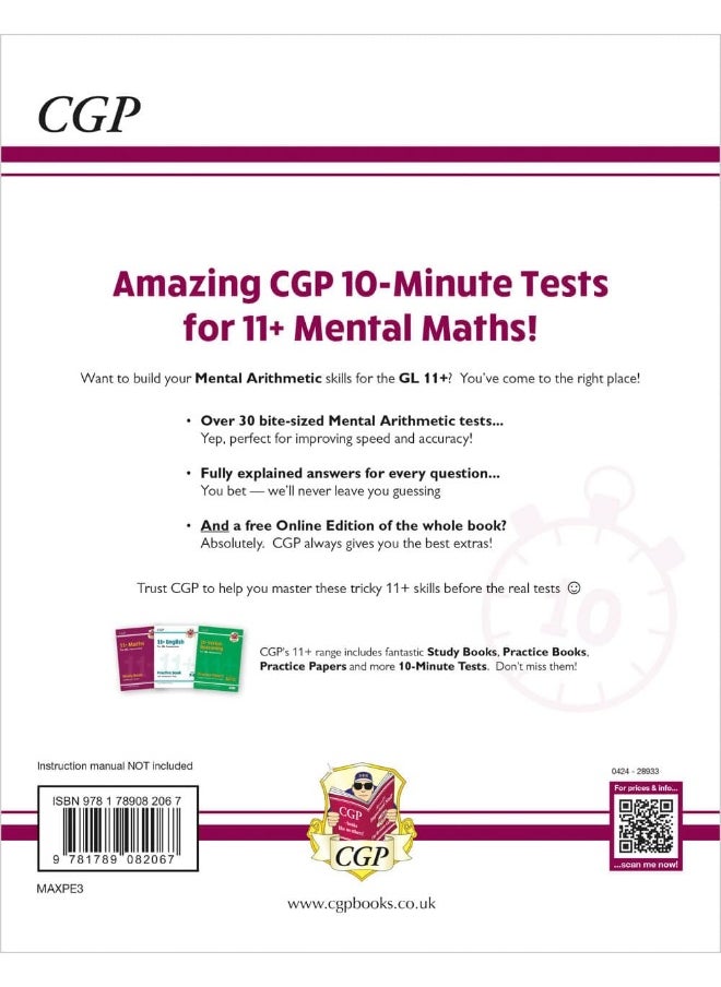 null - 11+ GL 10-Minute Tests: Maths Mental Arithmetic - Ages 10-11 (with Online Edition) - Image 1