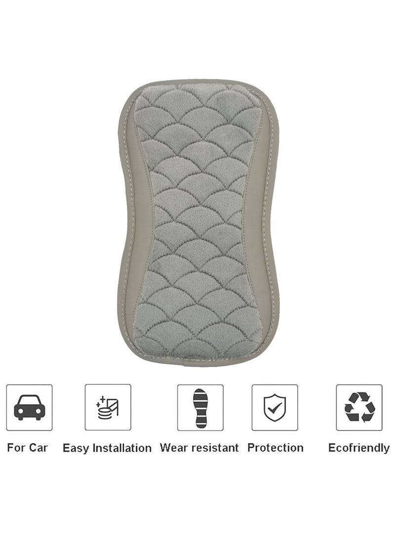 MOB High Quality Car Armrest Cushion Handrail Pad Soft and Comfortable For Car Cushion Pad 1 Pcs Grey - Image 2