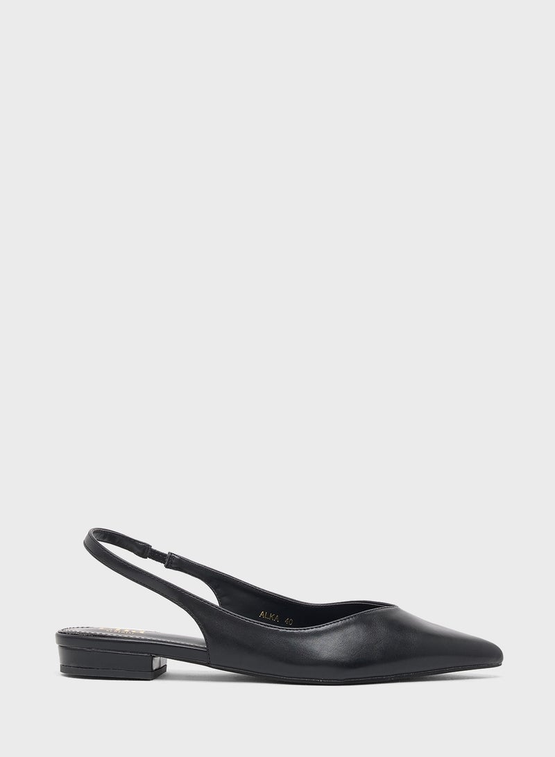 ELLA Ladies Slingback Ballerina - Image 1