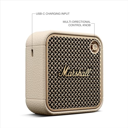 Marshall Willen II Bluetooth Portable Speaker - Cream - Image 4