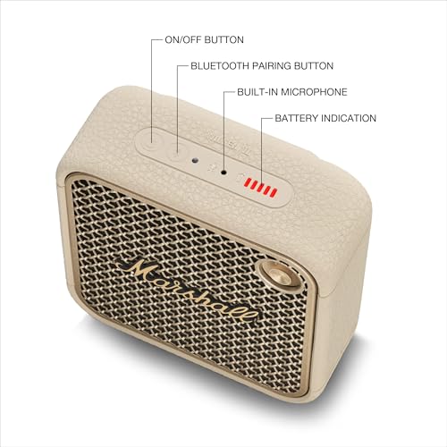 Marshall Willen II Bluetooth Portable Speaker - Cream - Image 3