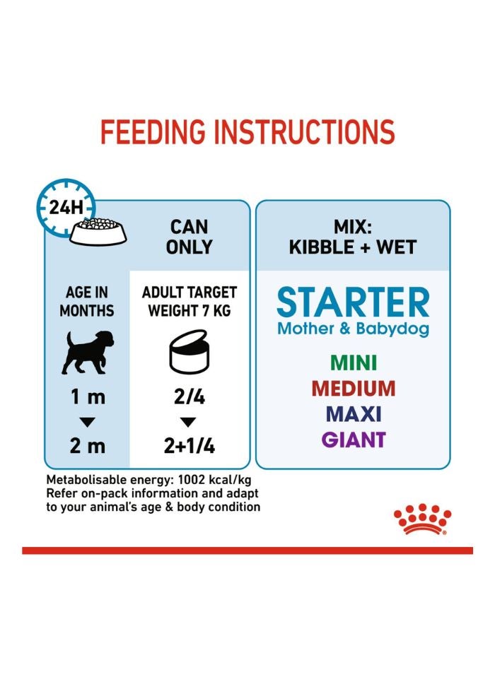 ROYAL CANIN Canine Health Nutrition Starter Mousse (WET FOOD - Cans) 12 x 195g - Image 3