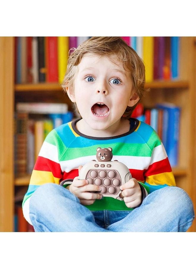 YelaJoy - Handheld Game for Kids, Bear Puzzle Pop Light up Game, Portable Fidget Travel Games, With Great Flexibility and Softness, Bpa Free, Stress Relief Toys for Age 3-9 - Image 1