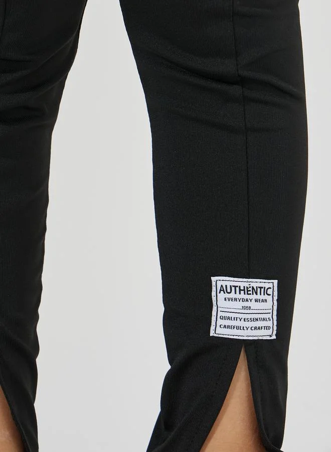 Styli Dropped Shoulder Oversized T-Shirt & Pintuck Leggings Set