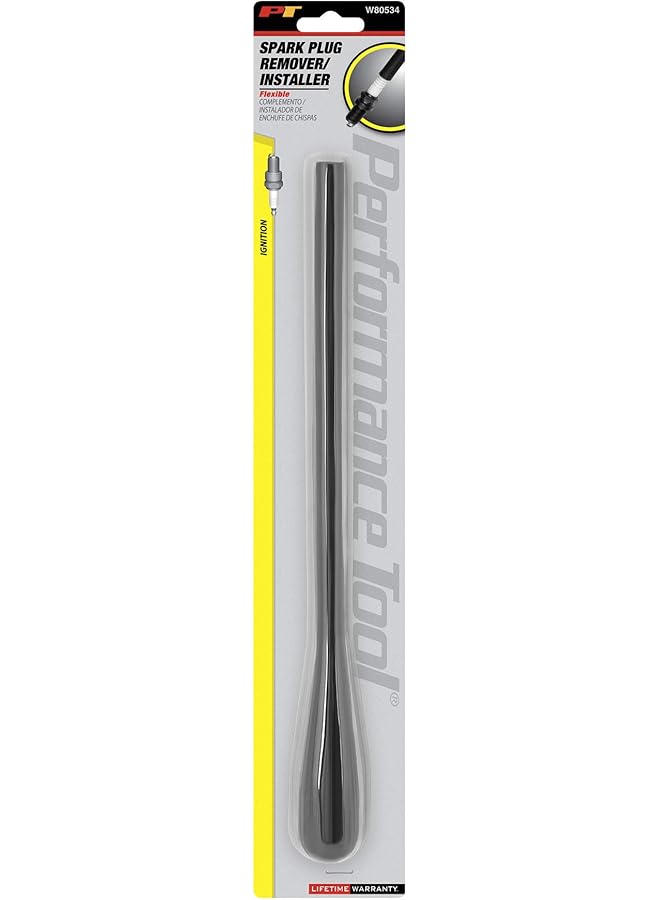 Performance Tool W80534 13-Inch Rubber Flexible Shaft Spark Plug Install & Removal Tool, Hand Driven, Universal Fit - Image 3