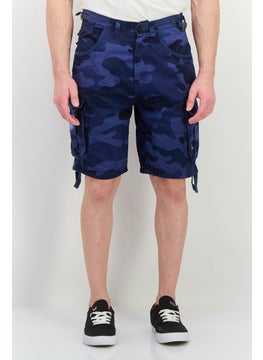 Men Camouflage Cargo Shorts, Blue Camo - pzsku/Z3D668060B5A3E5EDA640Z/45/_/1738074234/c0073574-4d0b-4091-baf6-51cdfa008db1