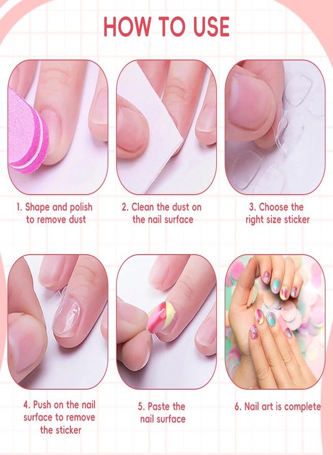 MAYCREATE® 120PCS Press on Nails for Kids Fake Nails Full Cover Glitter Gradient Color Nail Tips for Children Little Girls Nail Decoration Christmas Easter Gifts Gradient Series - Image 4