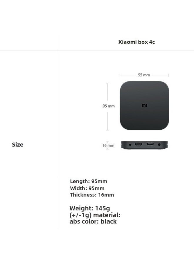 For Millet Box 4S Millet Box 4c Millet Box 4S MAX Set-top Box Wireless Network TV Box-Color:Xiaomi Box 4s  - Image 5