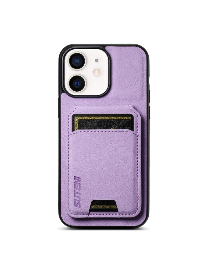 Suteni Case For iPhone 11 H02 Litchi Leather Card Wallet Stand Back Phone Case - Image 1