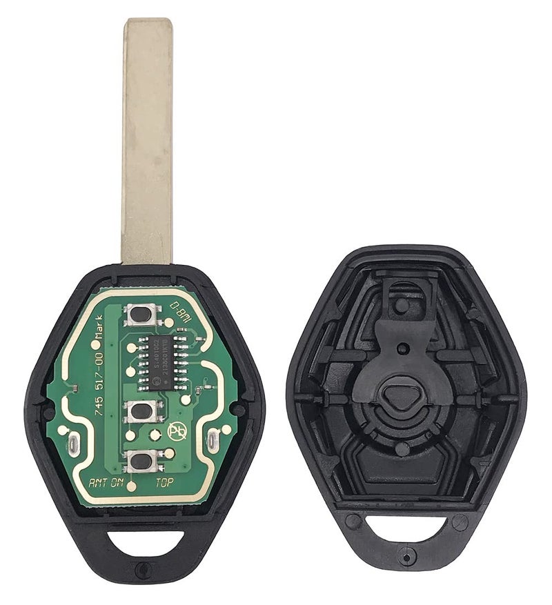 vurbemes Keyless Entry Remote Replacement Key Fob fit for BMW 325 330 318 525i 530 540 E38 E39 E46 M5 X3 X5 Key Fob 315mhz/433mhz (1) - Image 4