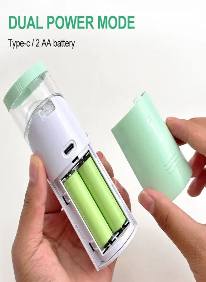 AROAQ جهاز النيبوليزر المحمول الصامت بشبكة نانوية جهاز استنشاق محمول للربو ورذاذ للأطفال مرطب هواء طبي صغير - Image 5