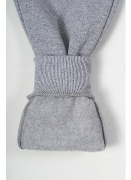 mmetalic Metalic Grey Thick Cotton Elastic Waist and Leg Pocket 5-6-7-8-9-10-11-12 Years Old Boy Tracksuit Bottoms  - Image 4