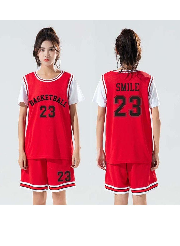 New men's and women's basketball sets, breathable and quick-drying sweatshirts, competition and training suits